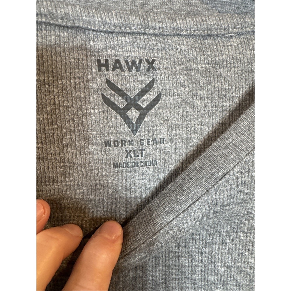 Hawx Long Sleeve Thermal‎ Shirt 2xl Warm Base Gray NWT - Picture 2 of 7